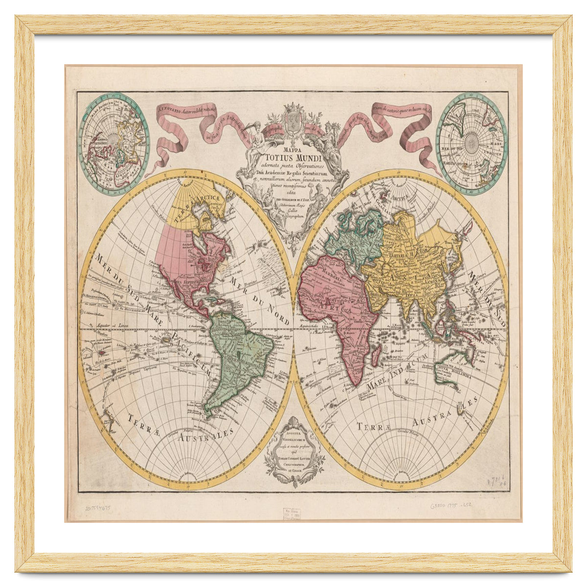 Old world mapa mundi