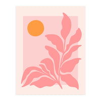 Sunny Pink Garden (Print Only)
