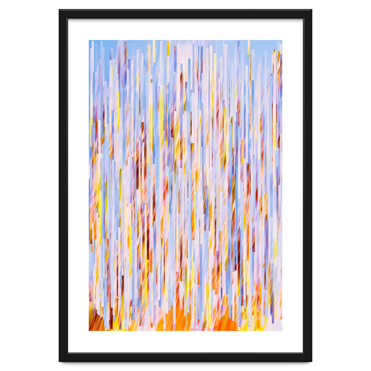 Urban Living | Abstract Geometric Shapes Digital Painting | eclectic Modern Contemporary Boho Chic