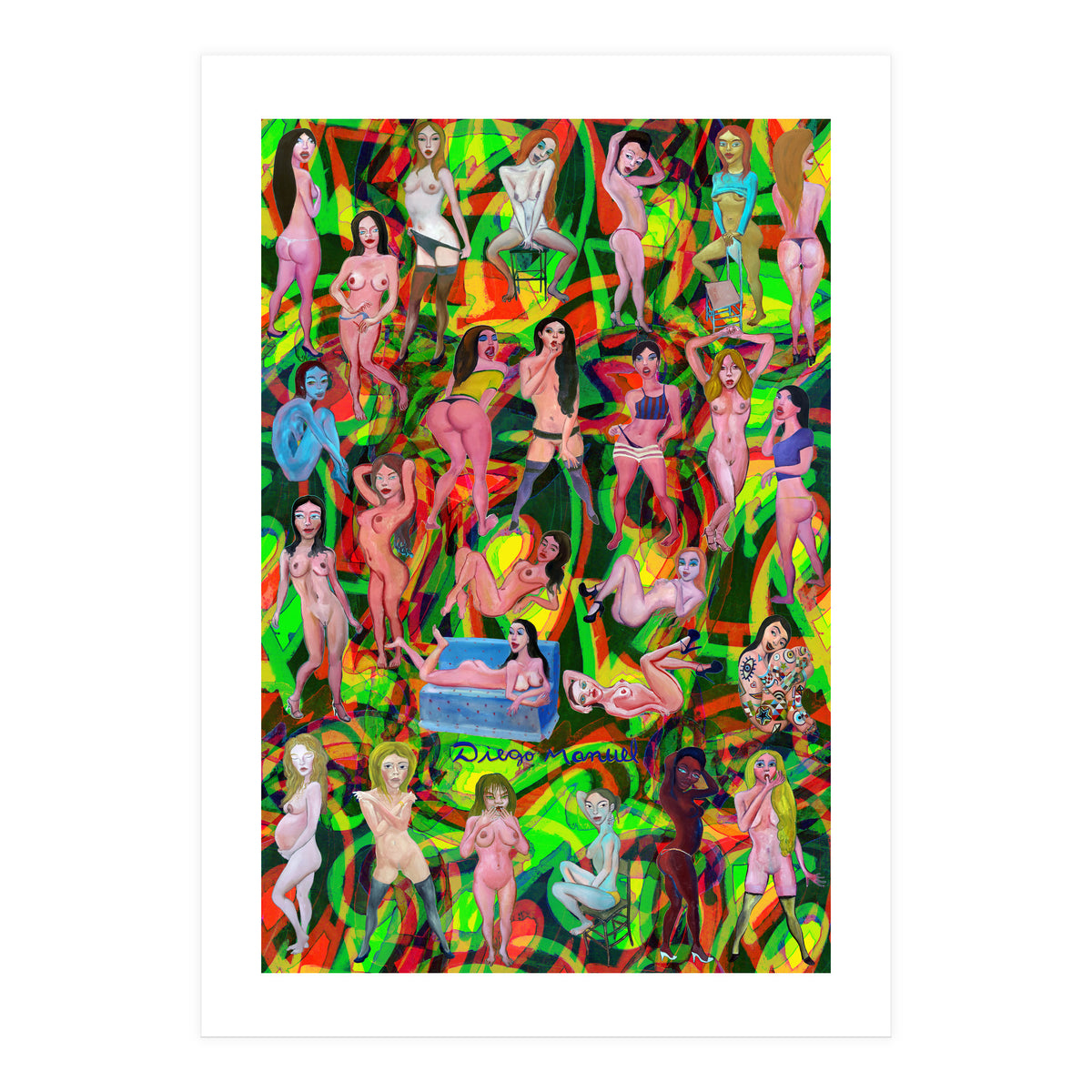 Chicas 3d 15 (Print Only)