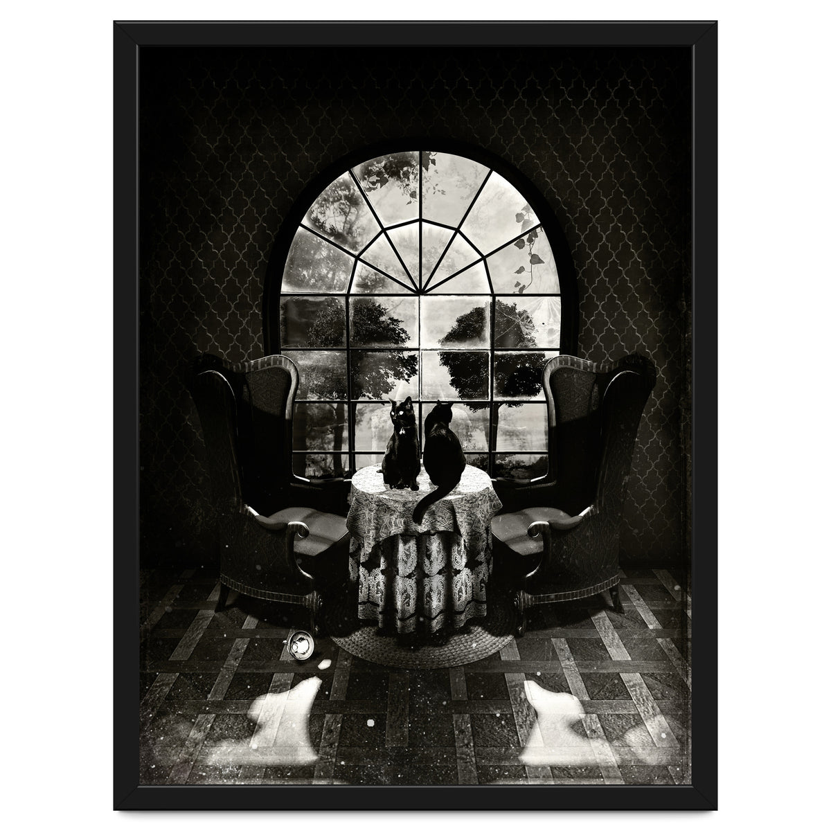 Room Skull Bw