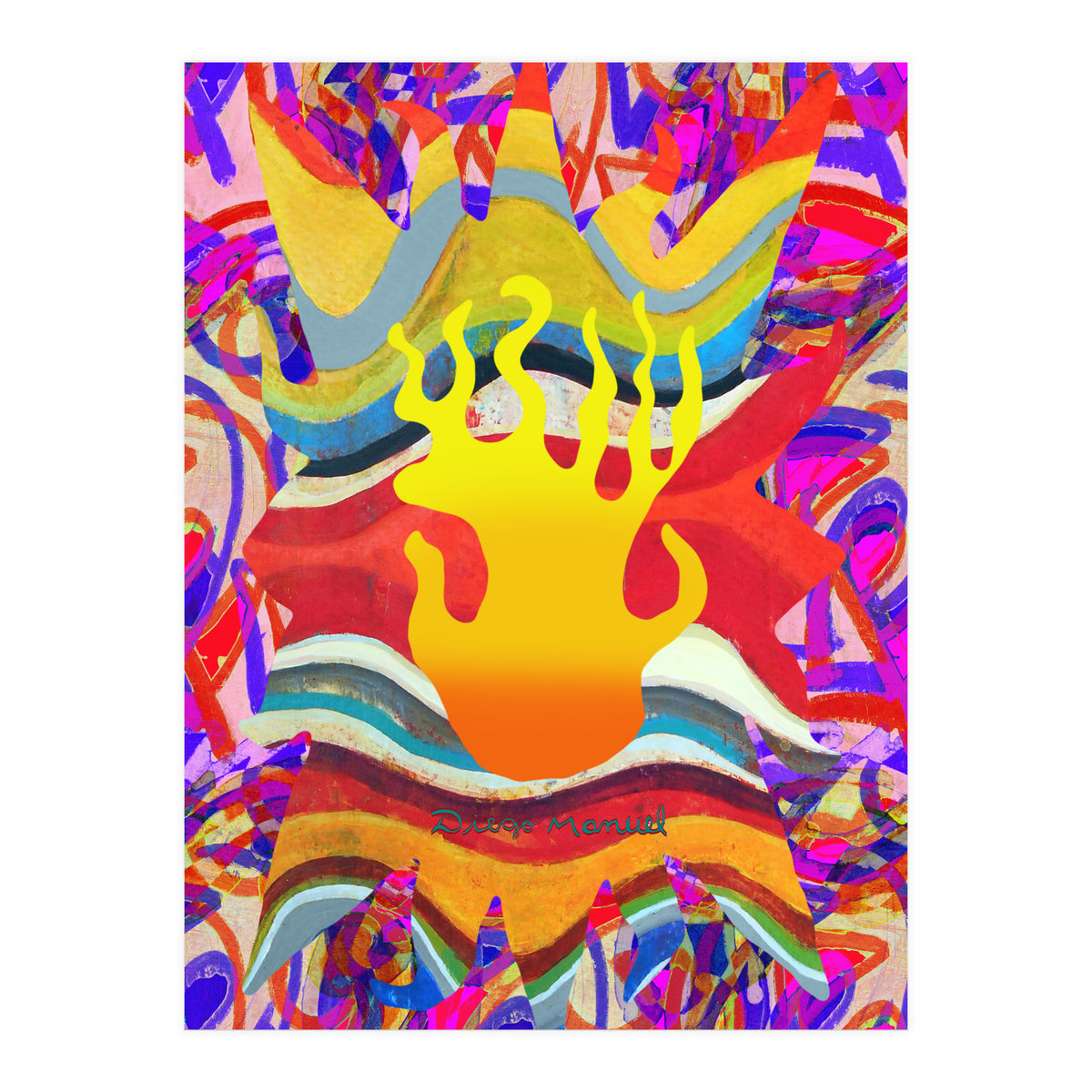 Fuego Y Graffiti 24 (Print Only)