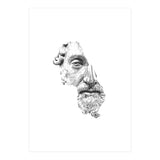 MARCUS AURELIUS ANTONINUS AUGUSTUS / black and white (Print Only) thumbnail