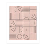 My Favorite Geometric Patterns No.20 - Pale Pink (Print Only) thumbnail