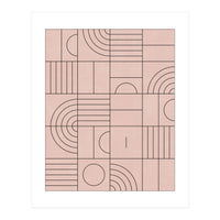 My Favorite Geometric Patterns No.20 - Pale Pink (Print Only)