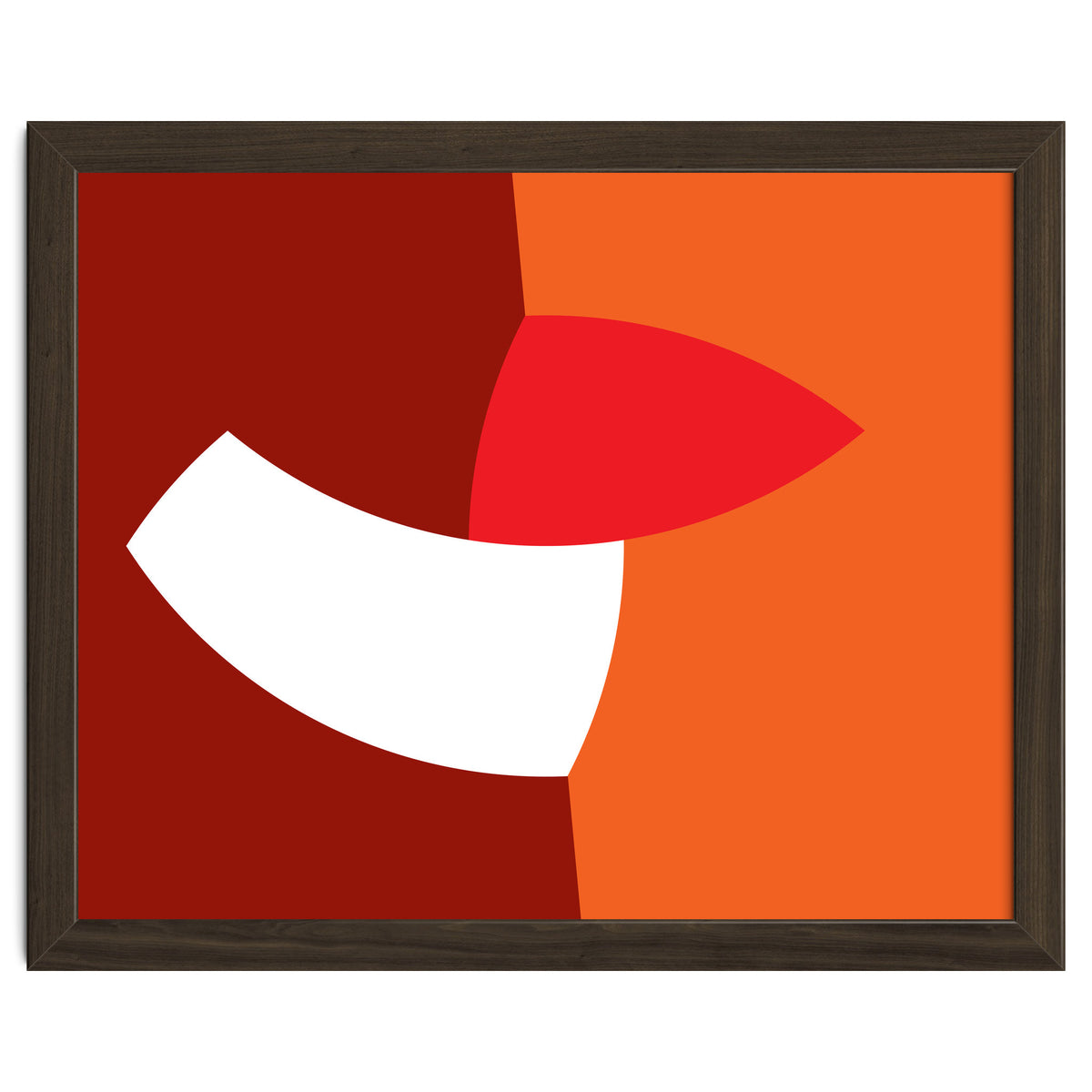 Geometric Shapes No. 66 - orange & reds