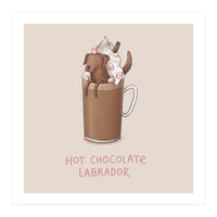 Hot Chocolate Labrador (Print Only)
