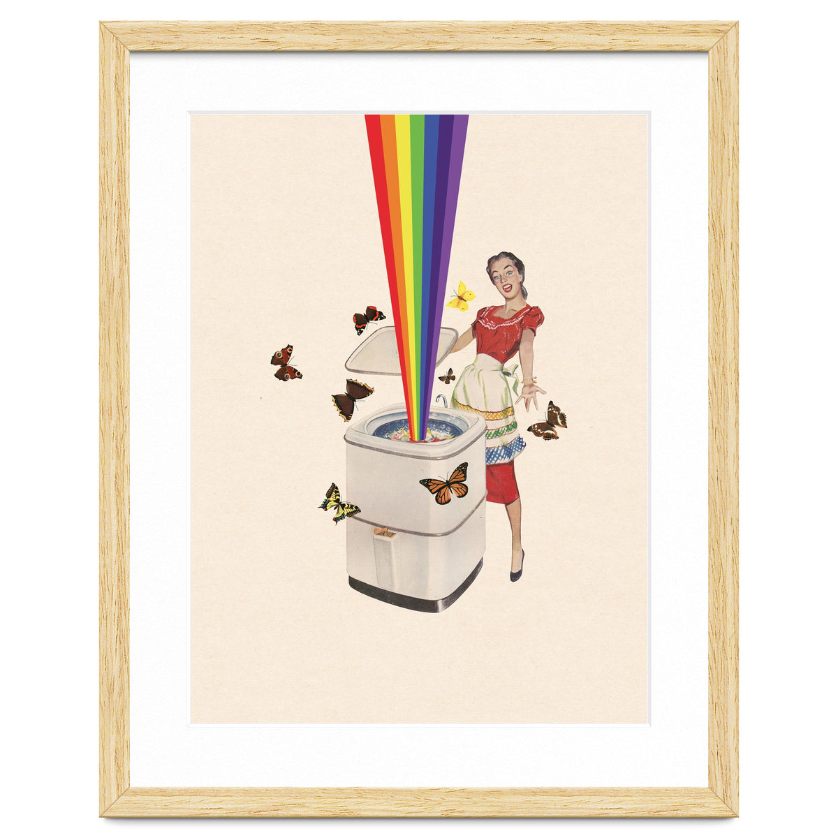Rainbow Washing Machine