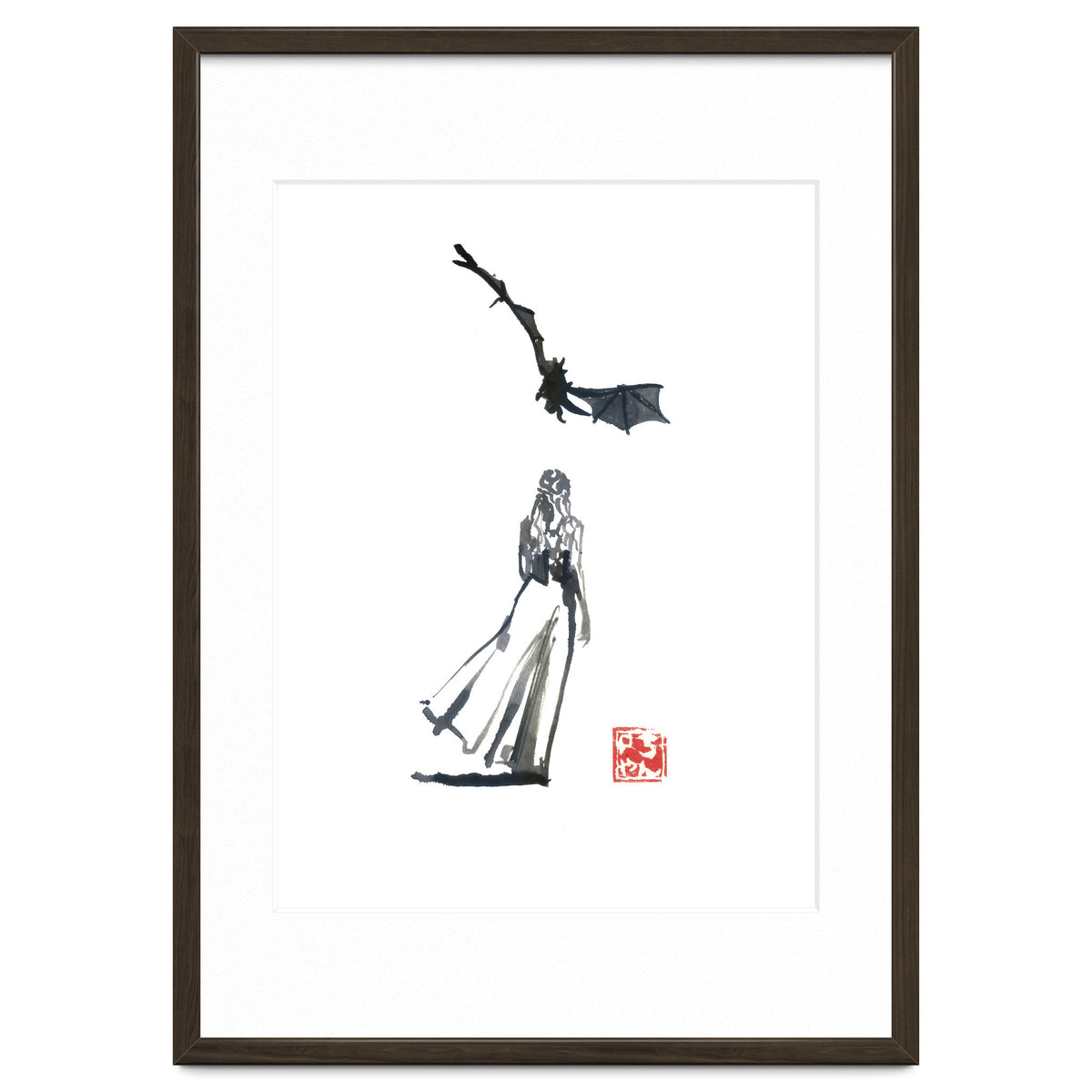 daenerys targaryen and the dragon