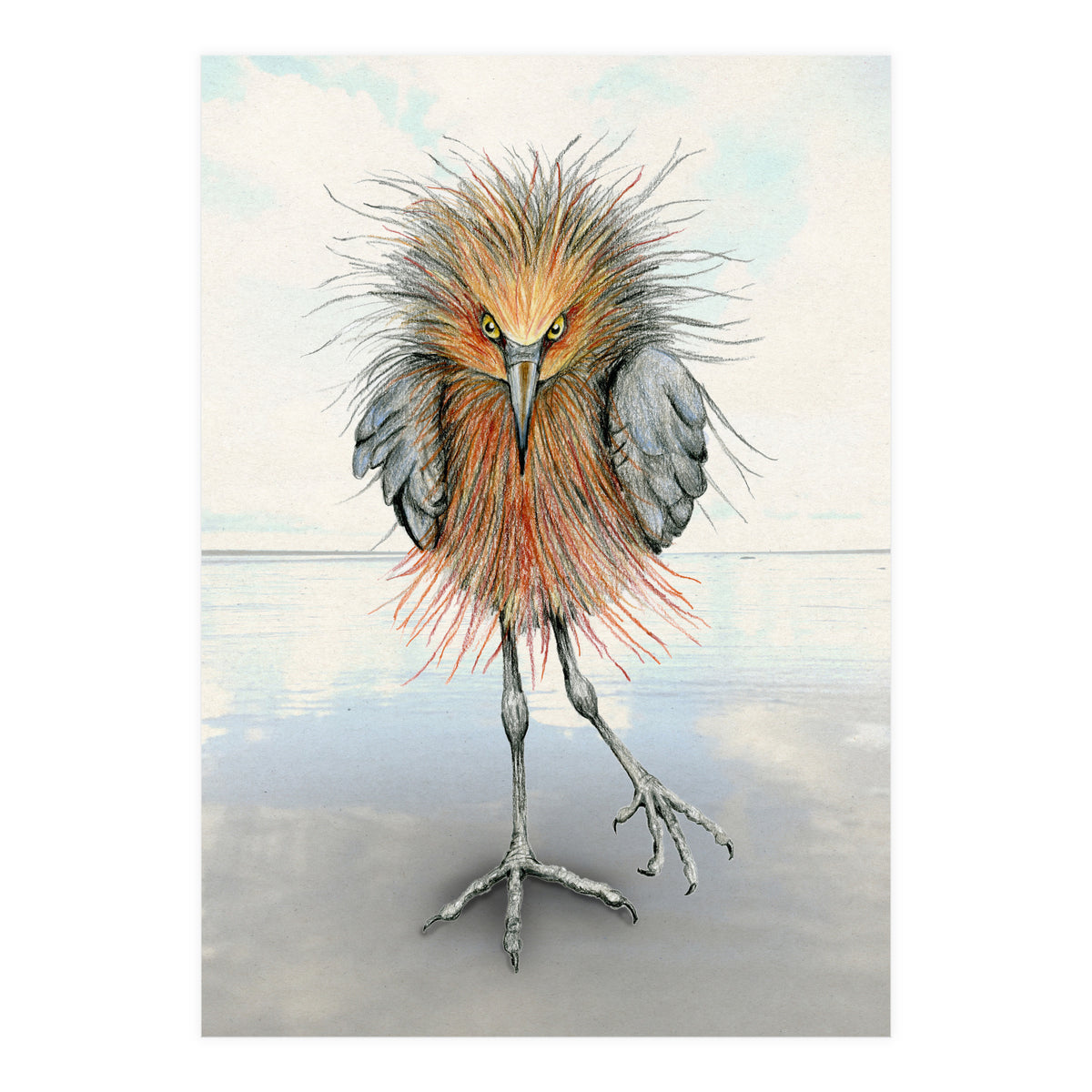 Reddish Egret (Print Only)