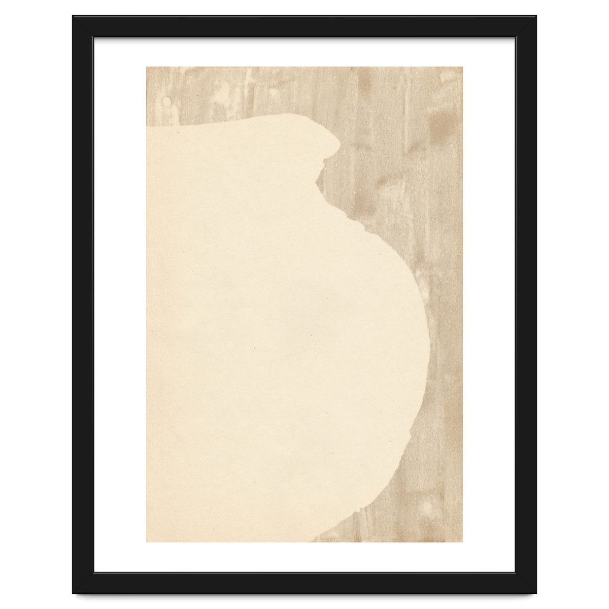 Cream tone vase silhouette