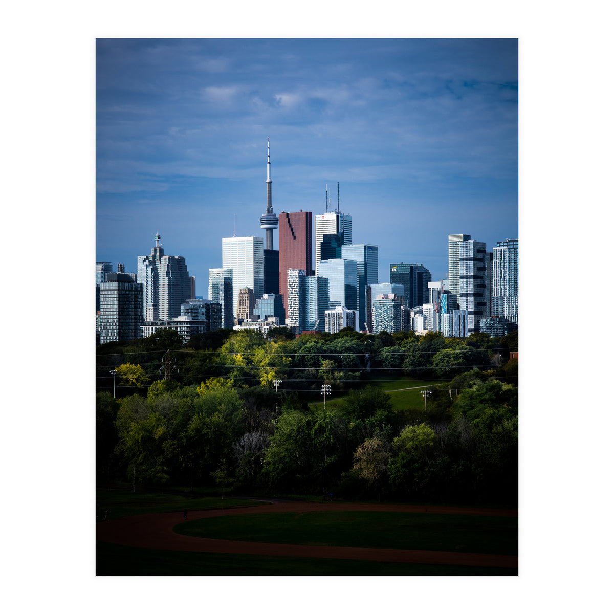 Toronto Skyline From Riverdale Park No 6 Color Version (Print Only)