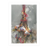 Garlic still life watercolor painting (Print Only) thumbnail