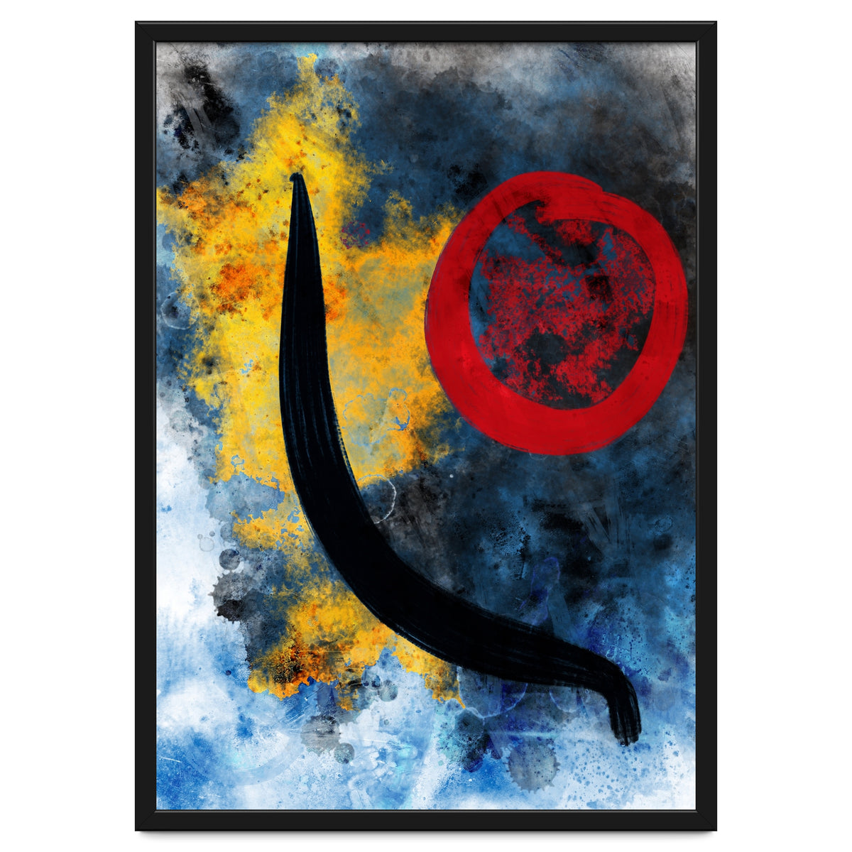 Abstract Calligraphy in the universe