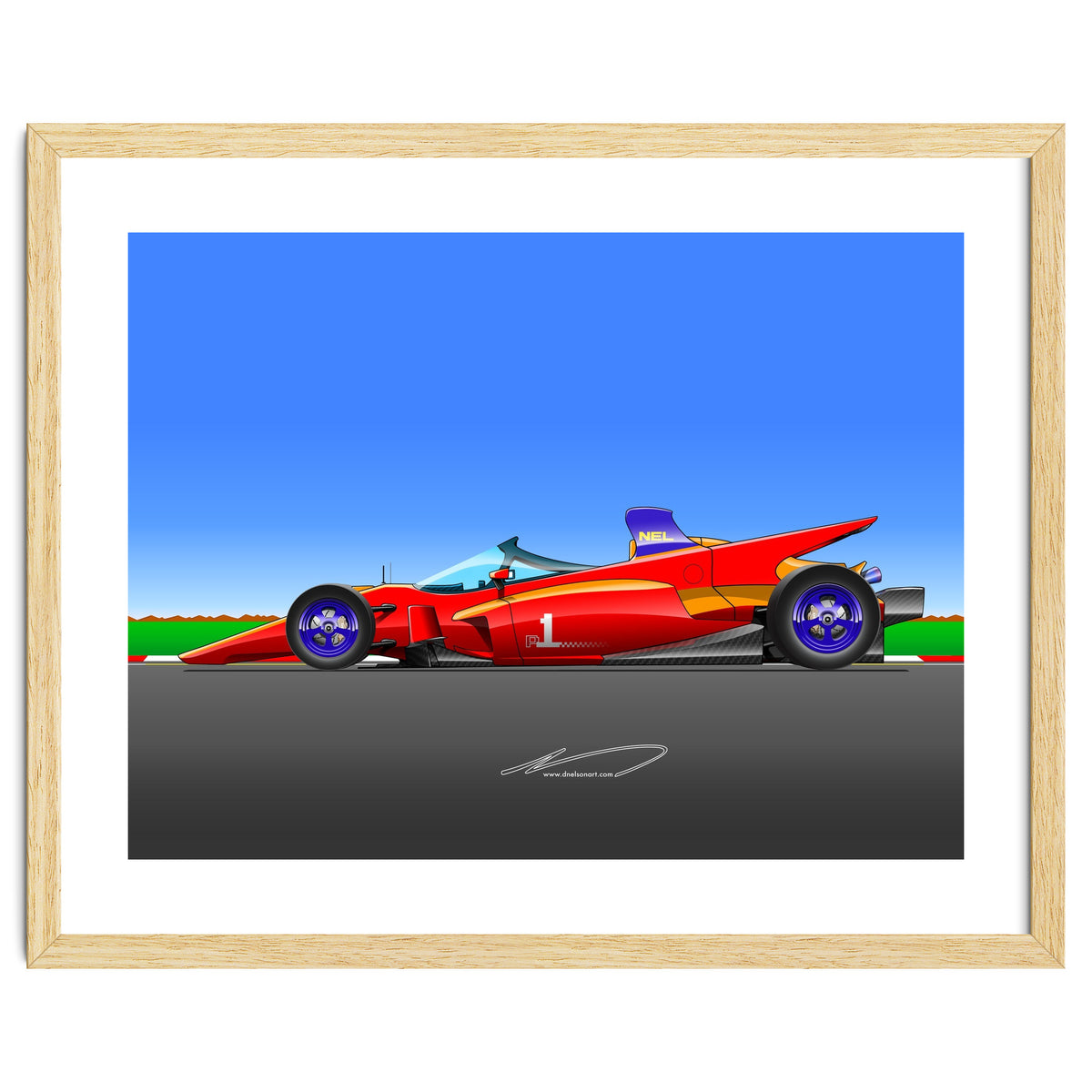 Pole Position Racecar Homage