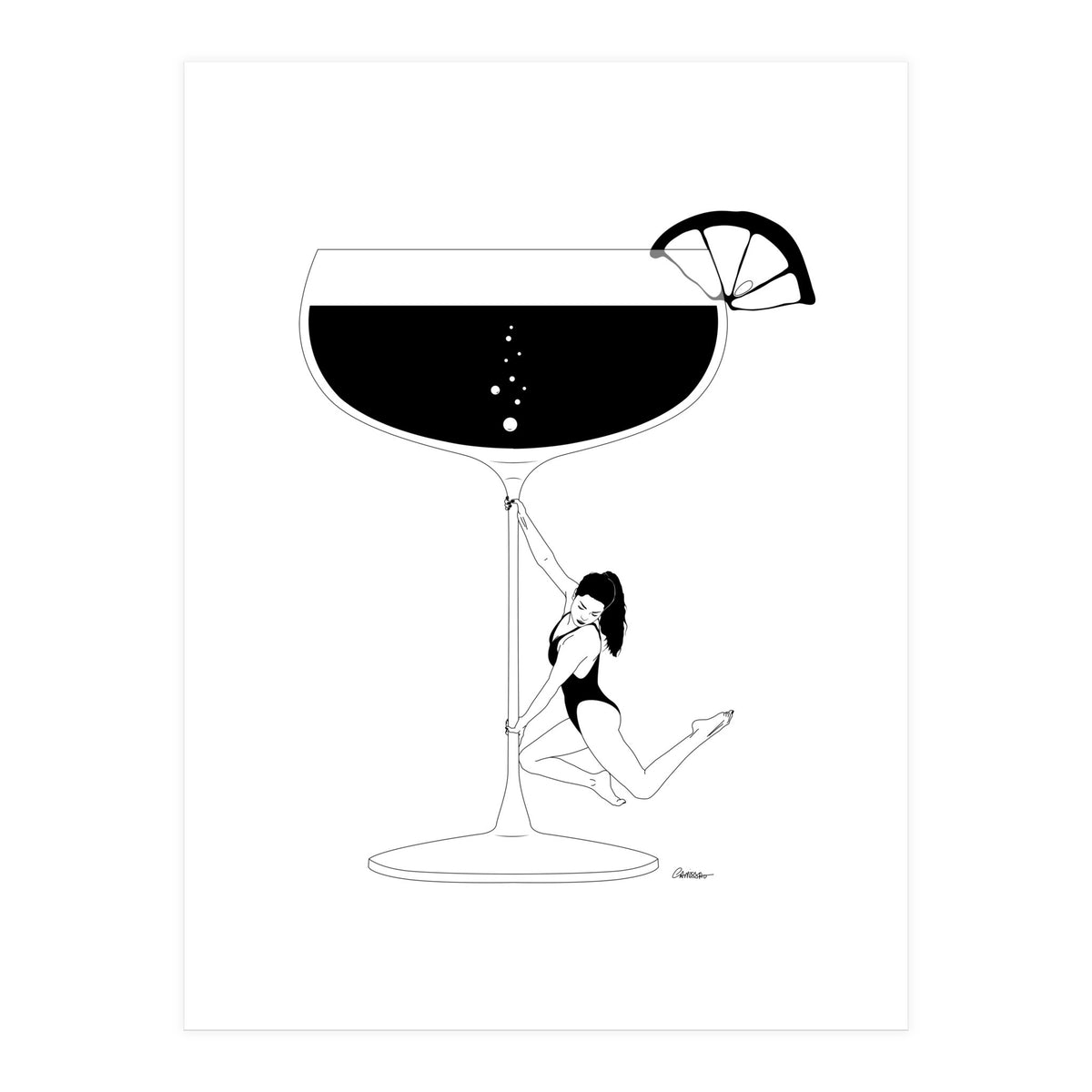 Cocktail Dance (Print Only)