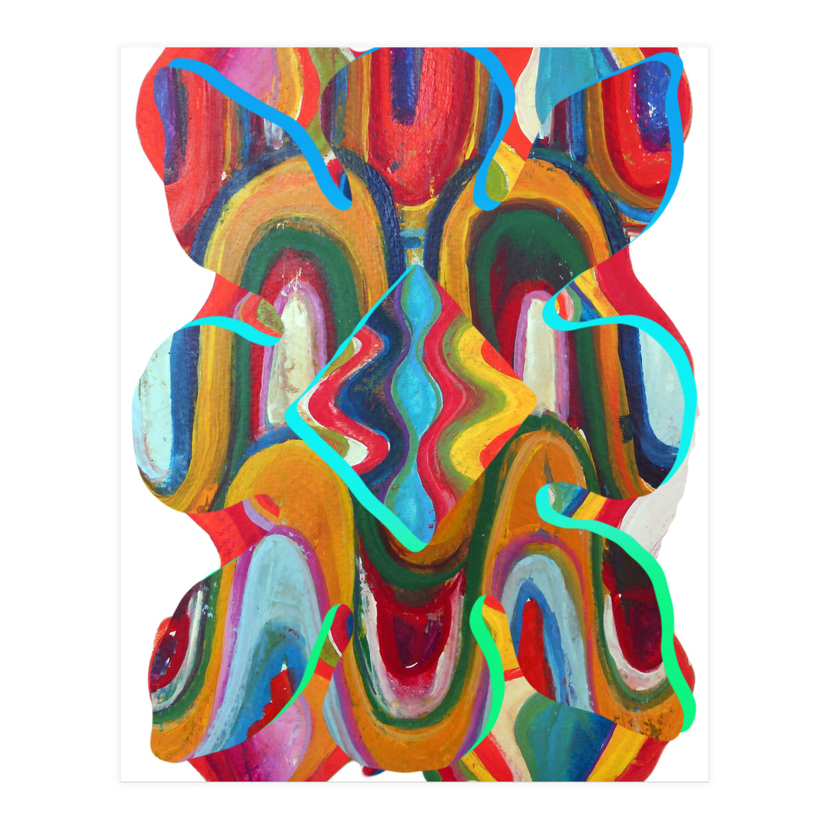 Pop Abstract Asimetrico 24 Copia (Print Only)