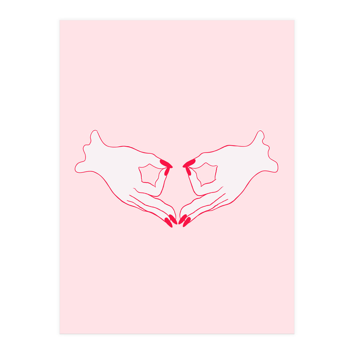 Feminist gang sign (Print Only)