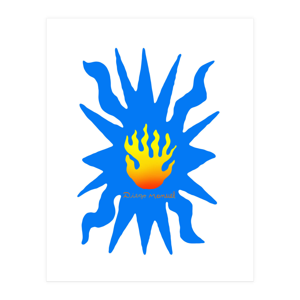 Fuego 42 Copia (Print Only)