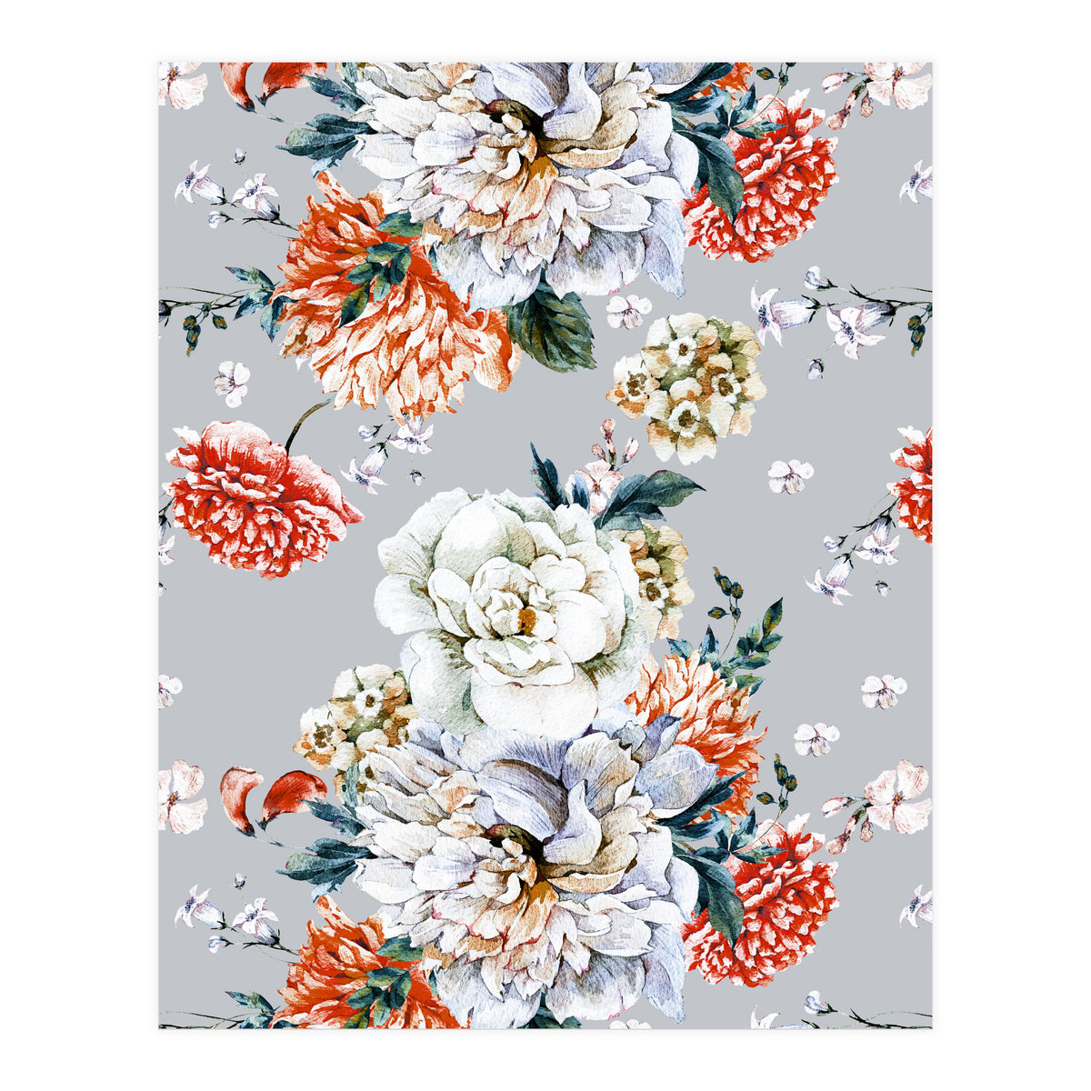 Blooming Flowers II (Print Only)