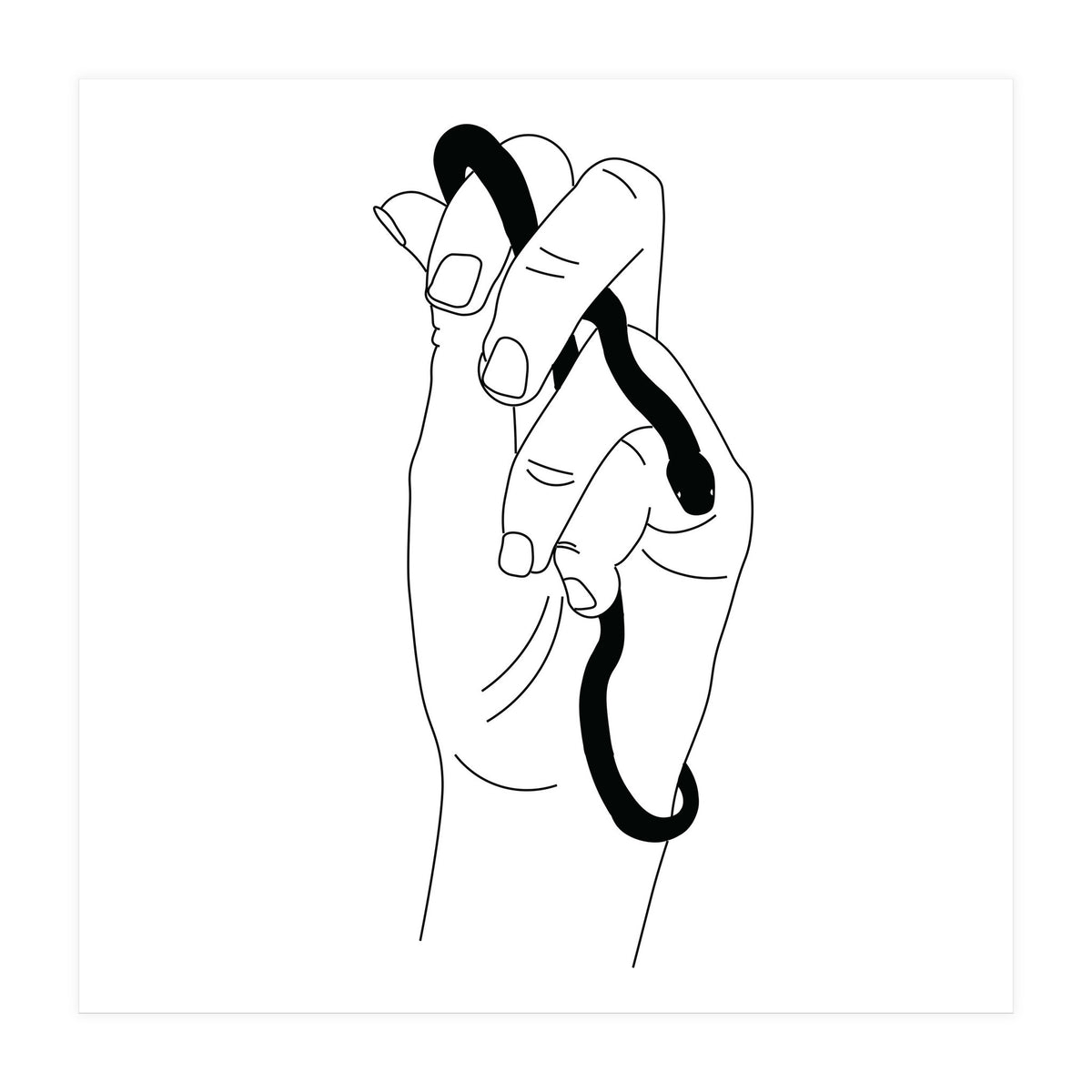 Snake Palm (Print Only)