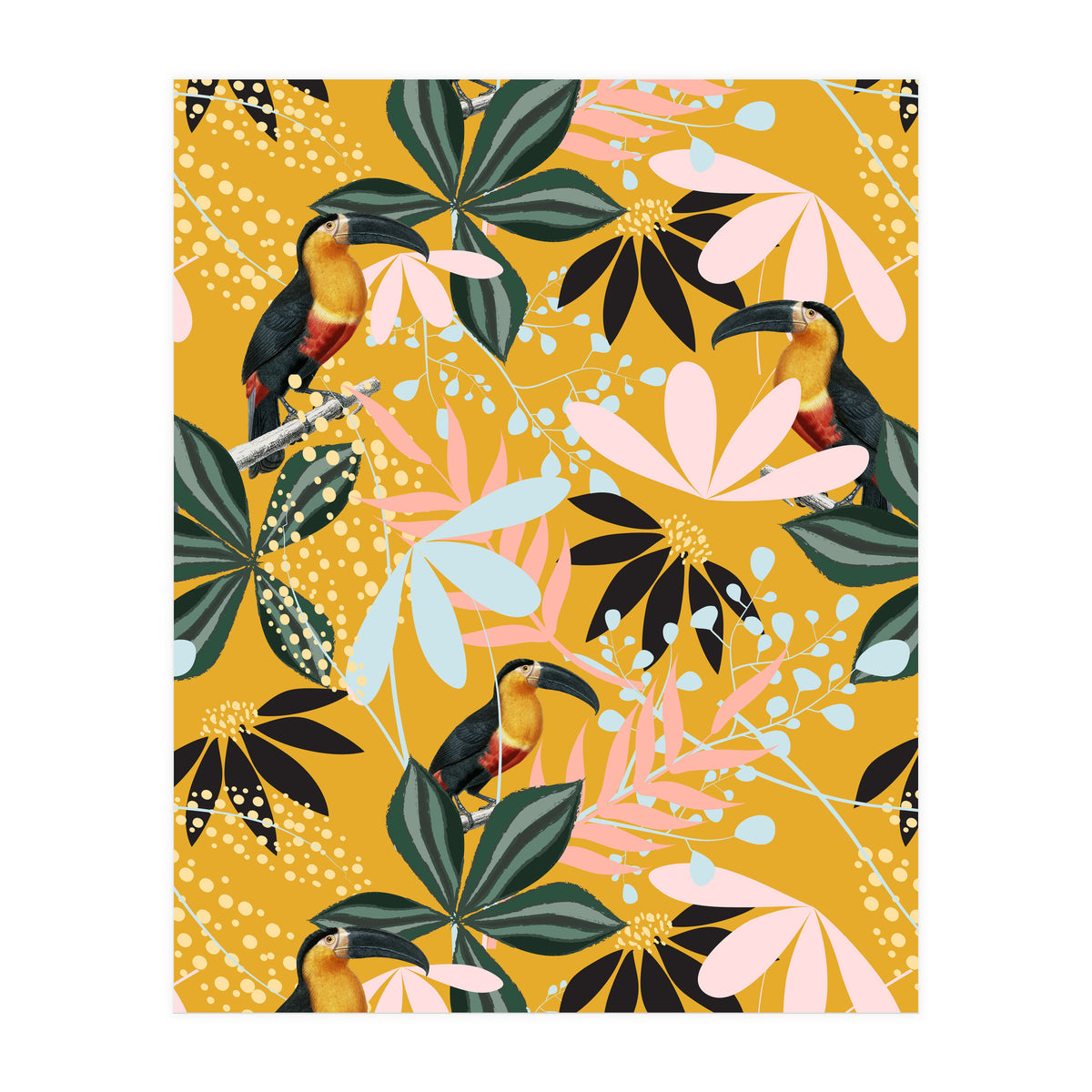 Tropical Toucan Garden (Print Only)