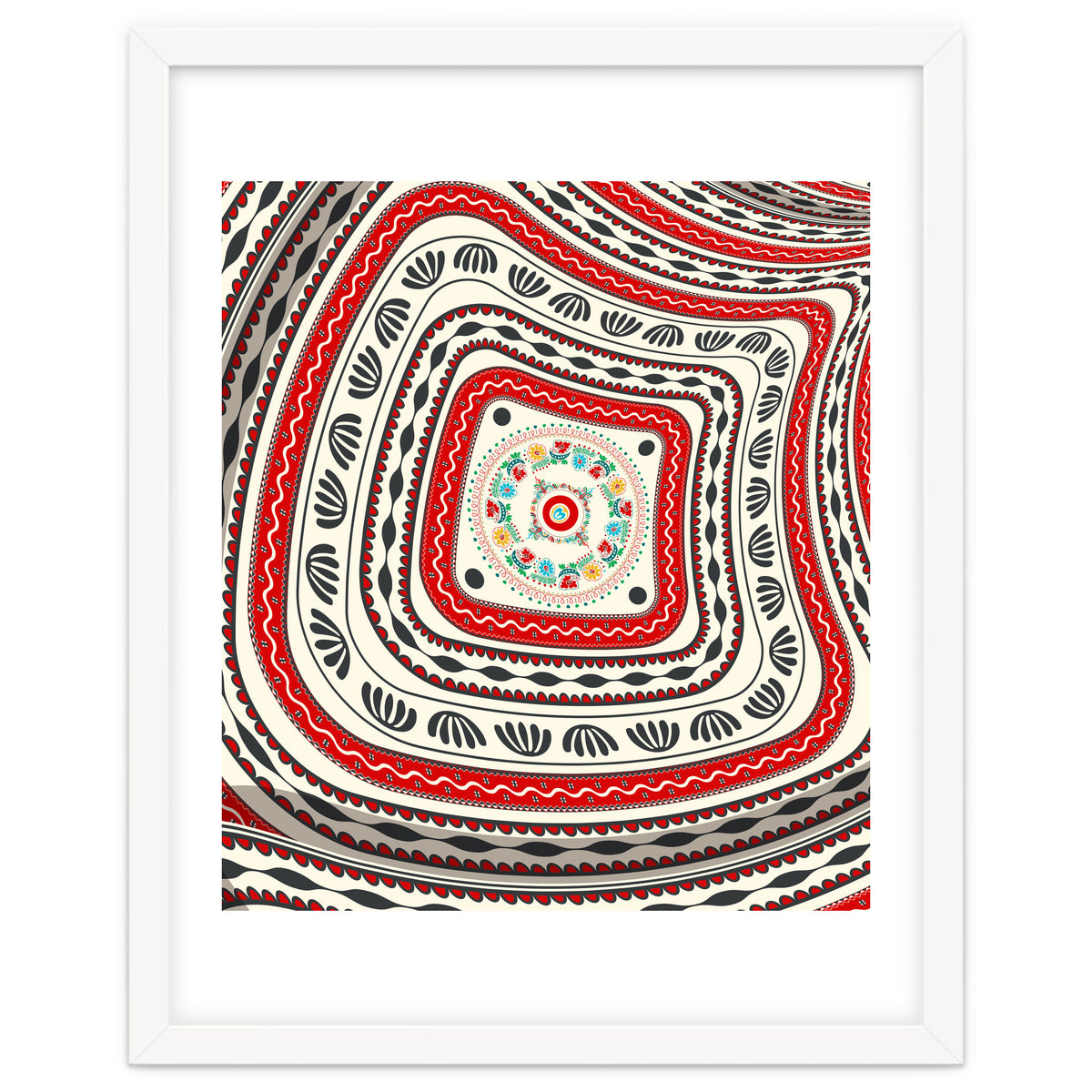 Romanian embroidery background 16