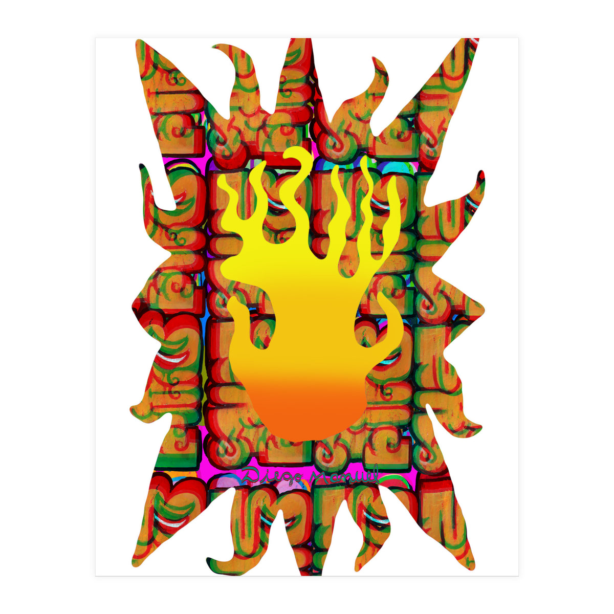 Fuego 6 Copia (Print Only)