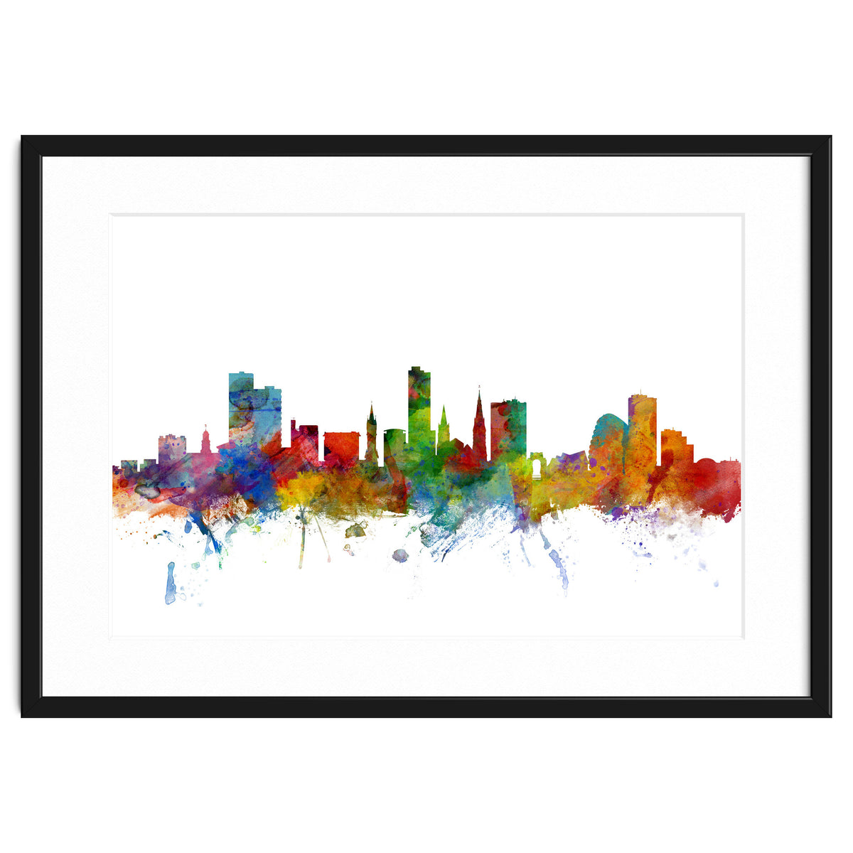 Leicester England Skyline