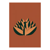 Bohemian Terracotta Flower (Print Only) thumbnail