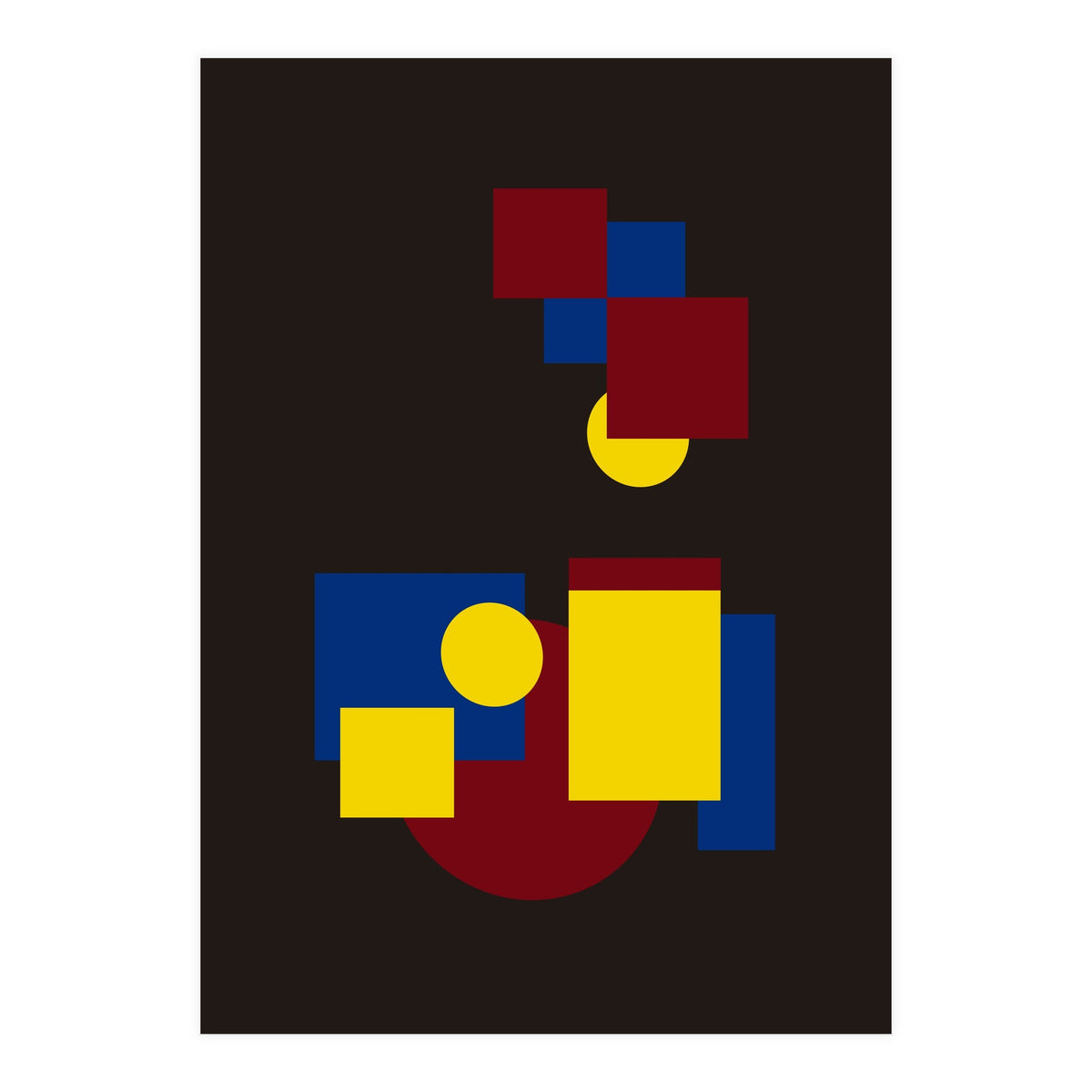 Modern Geometric Abstract 5 (Print Only)