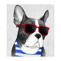 Frenchie Summer Style (Print Only)