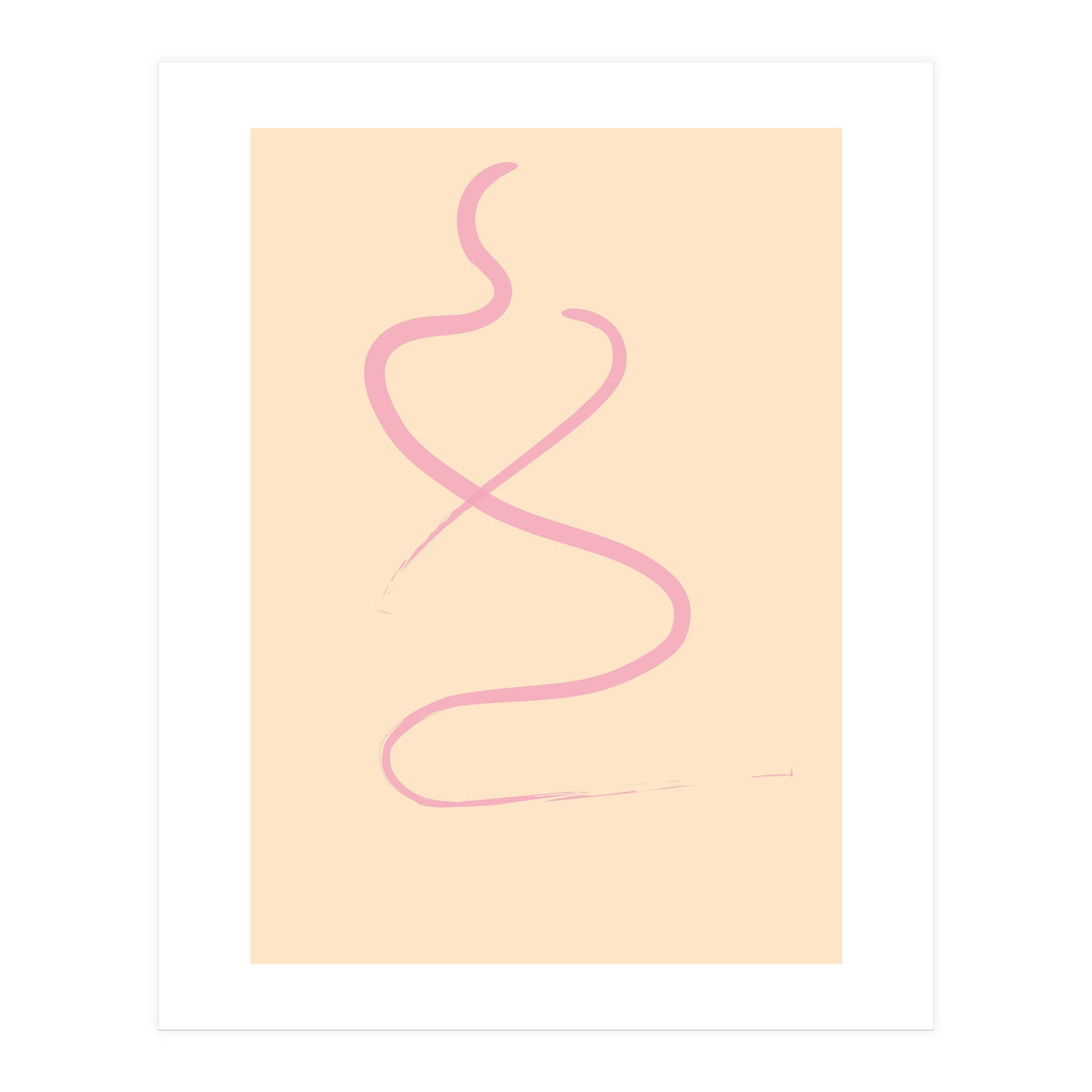 Seated line drawing No 2 (Print Only)