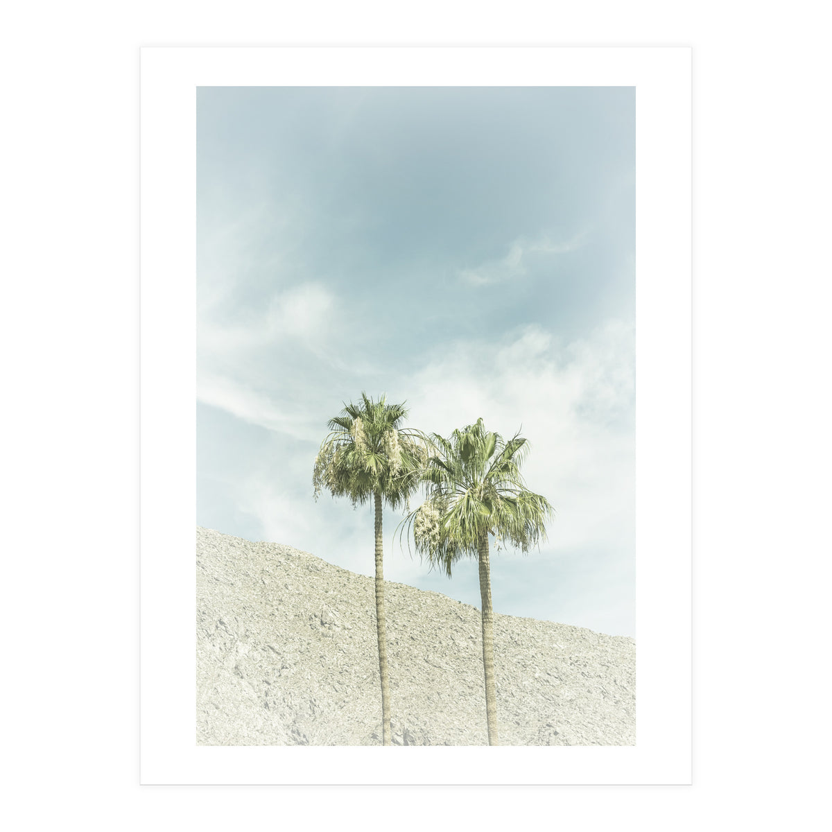 Palm Trees in the desert | Vintage (Print Only)