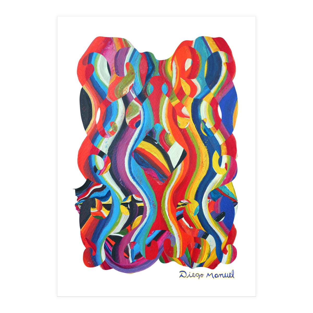 Pop Abstract Asimetrico 21 Copia (Print Only)