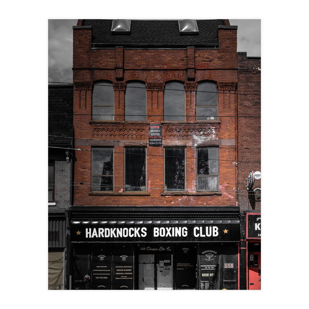 No 358 Queen St E 1 Color Version (Print Only)