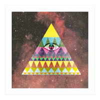 Pyramid In Space (Print Only)