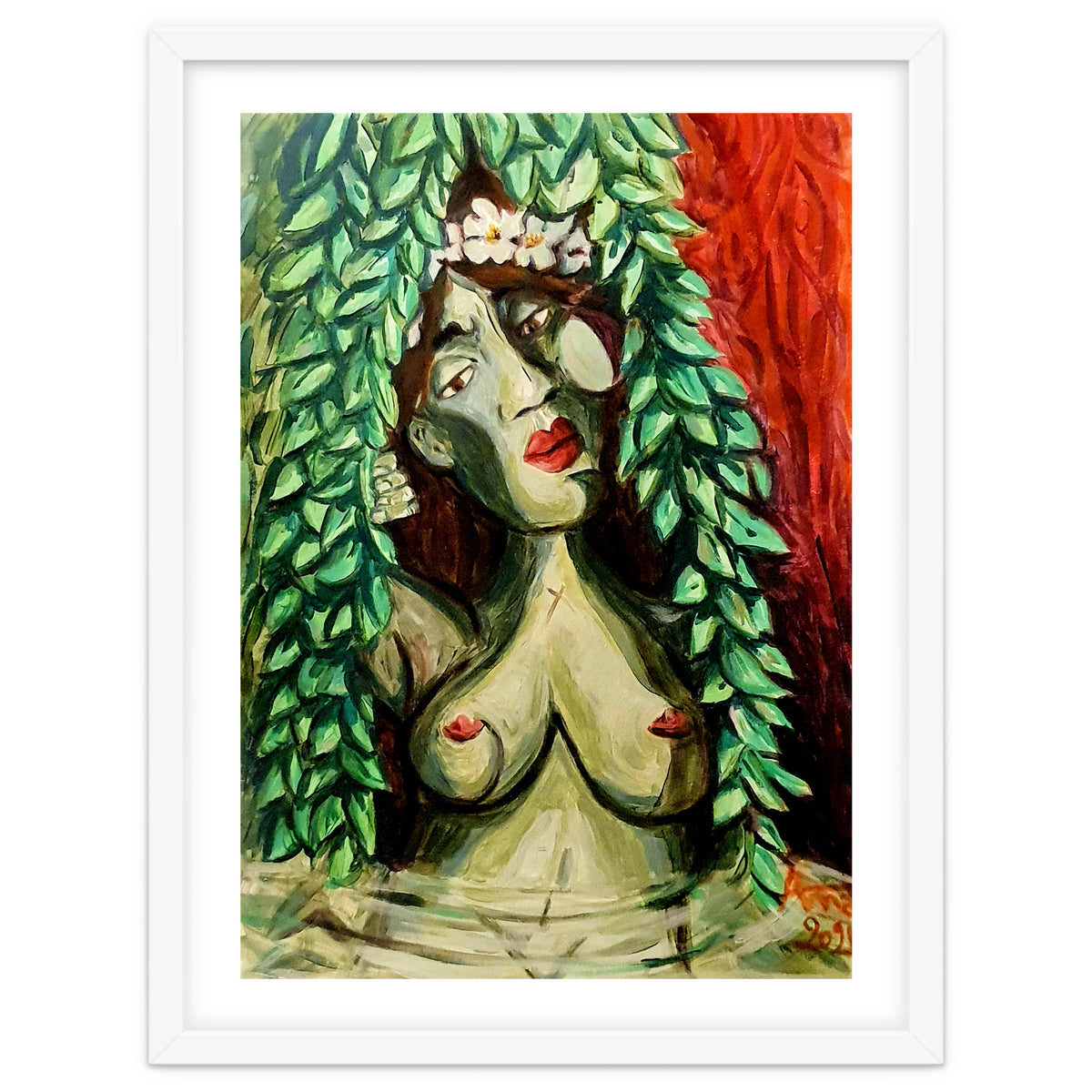 Under the willow tree