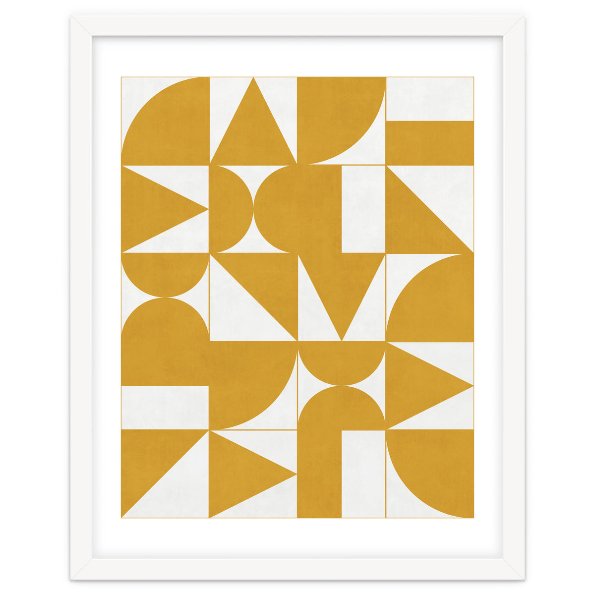 My Favorite Geometric Patterns No.13 - Mustard Yellow