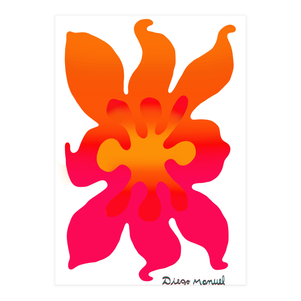 Fuego 71 Copia (Print Only)