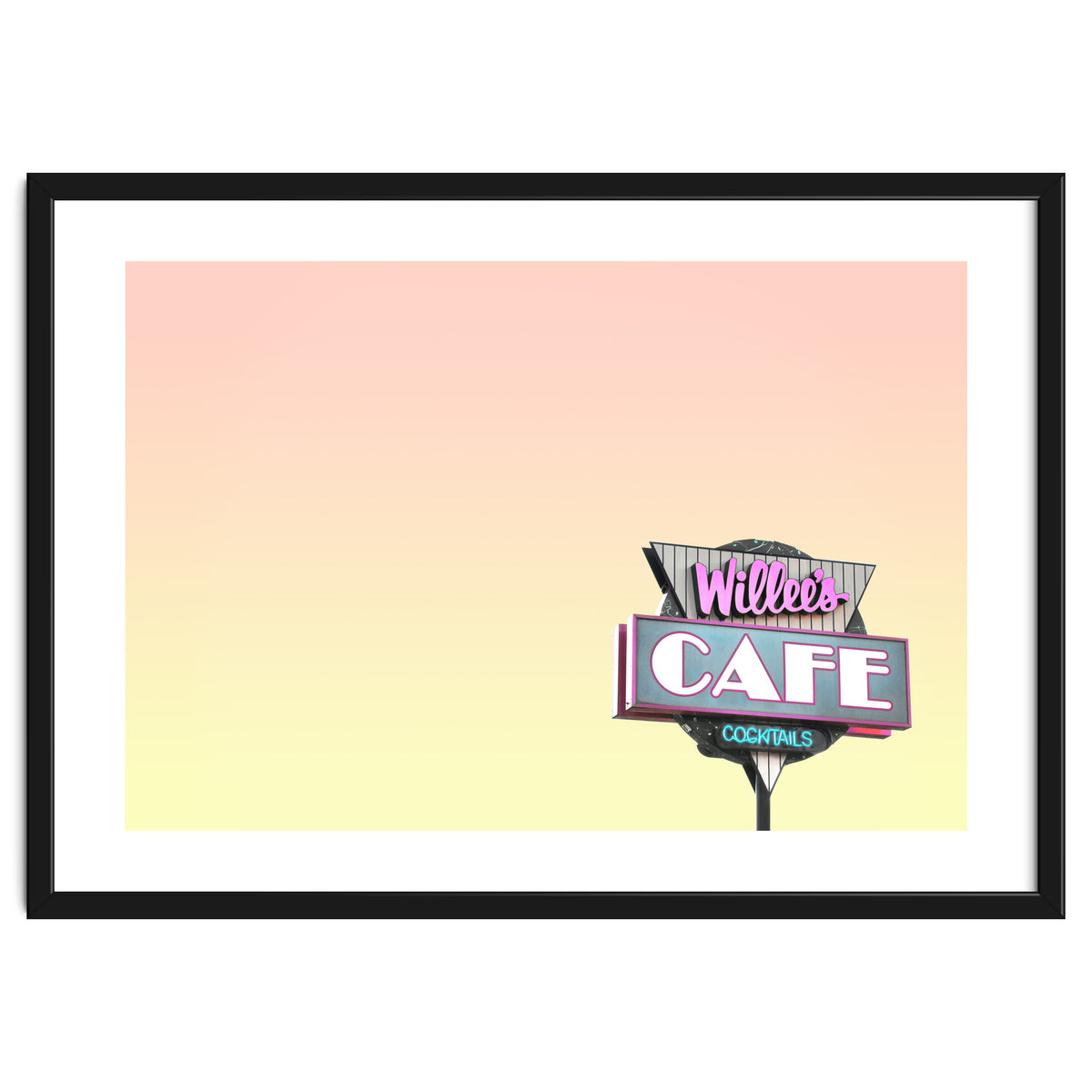 Willees Cafe and Cocktails Neon Sign