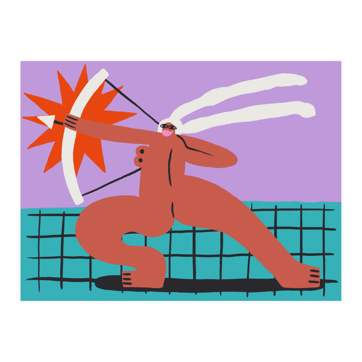 Thrill Hunter Ka Pow Sagittarius (Print Only)