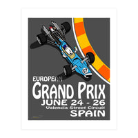 European Grand Prix poster (Print Only)