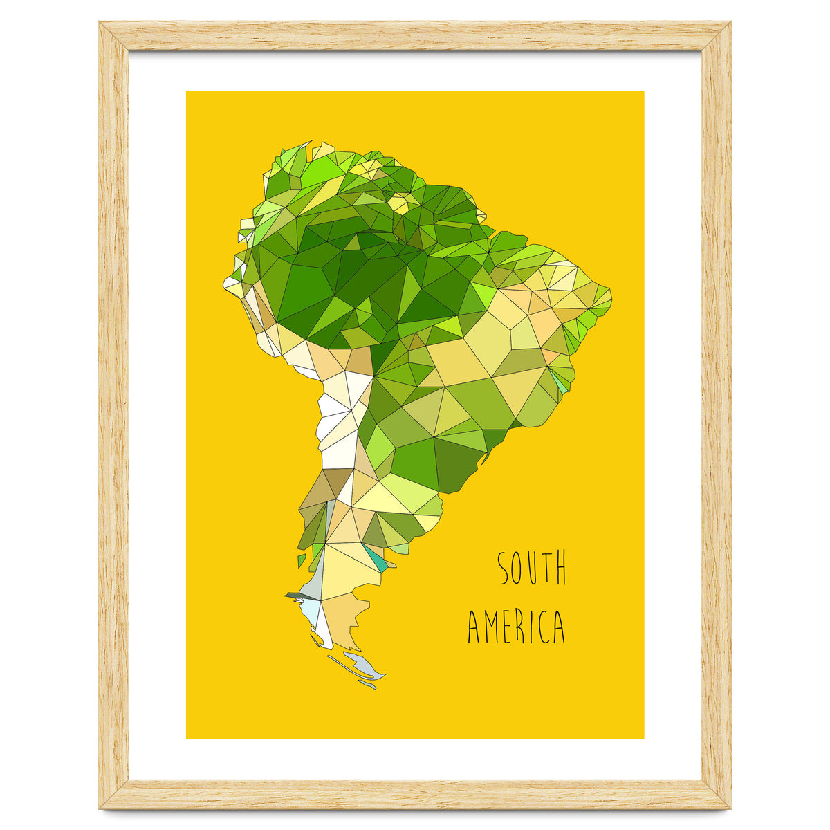 SOUTH AMERICA – Yellow