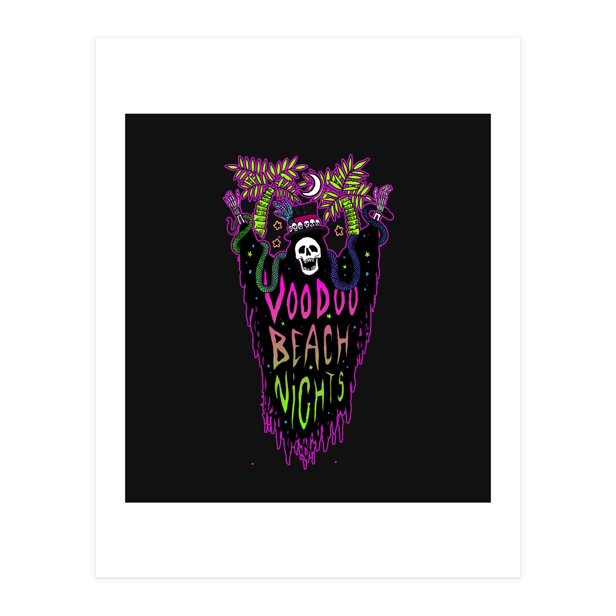 Voodoo Beach Nights (Print Only)