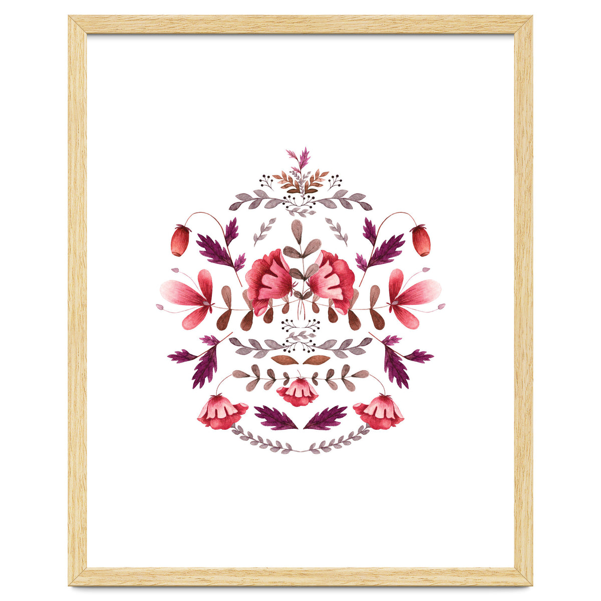 Scandinavian Folk Art Flowers