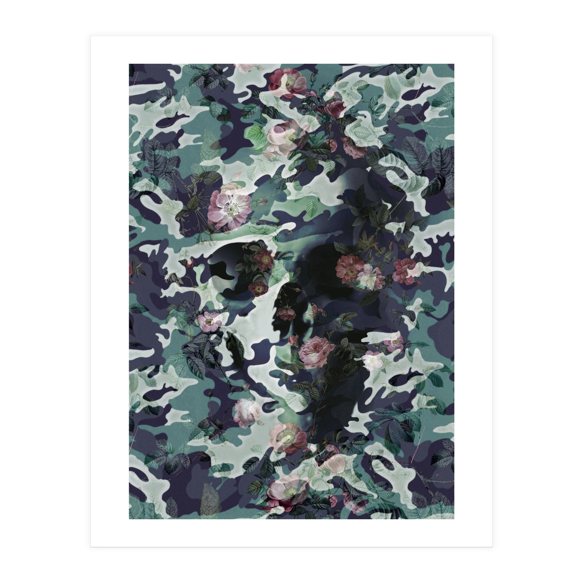 Camo Skull (Print Only)