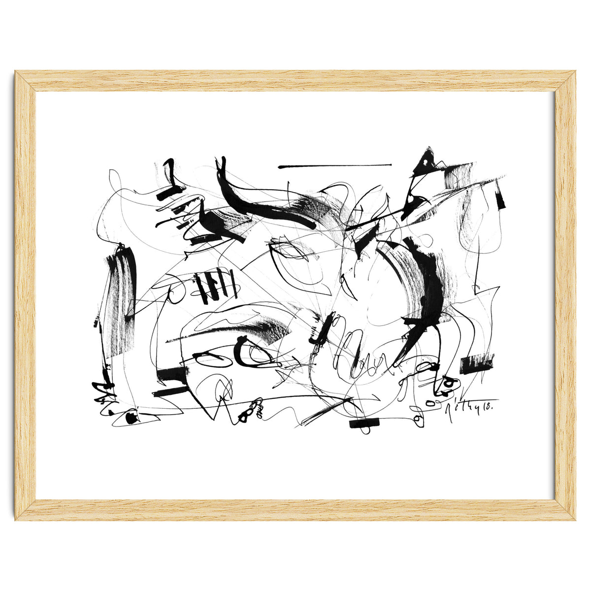 Crushed by a Bull - b&w