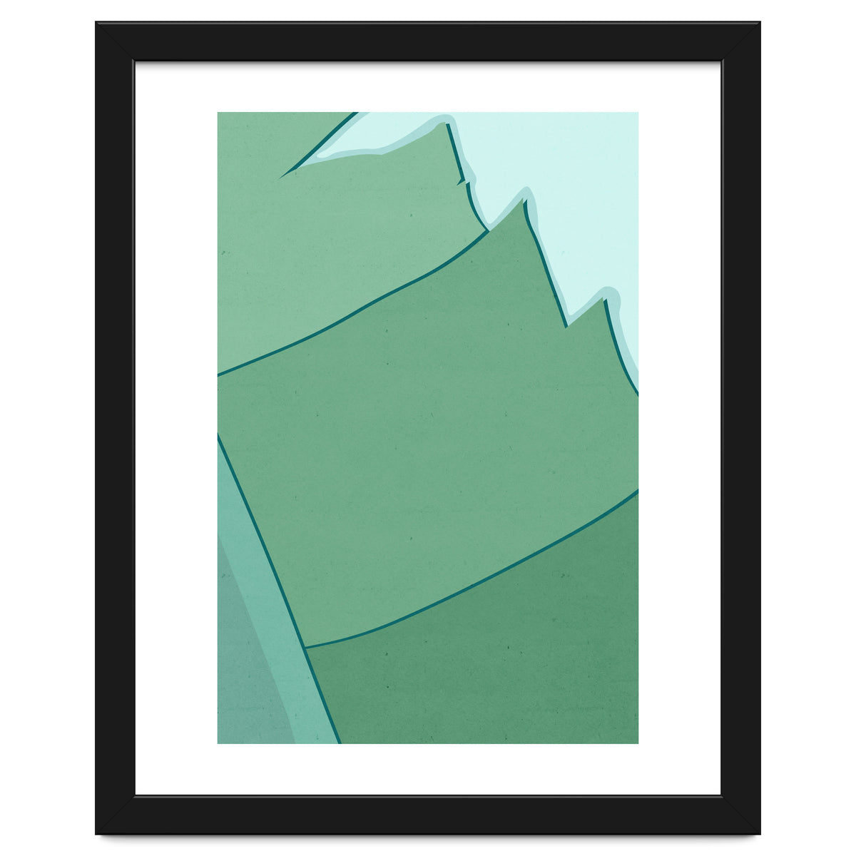 Abstract Banana Leaves Three - Greener Eden