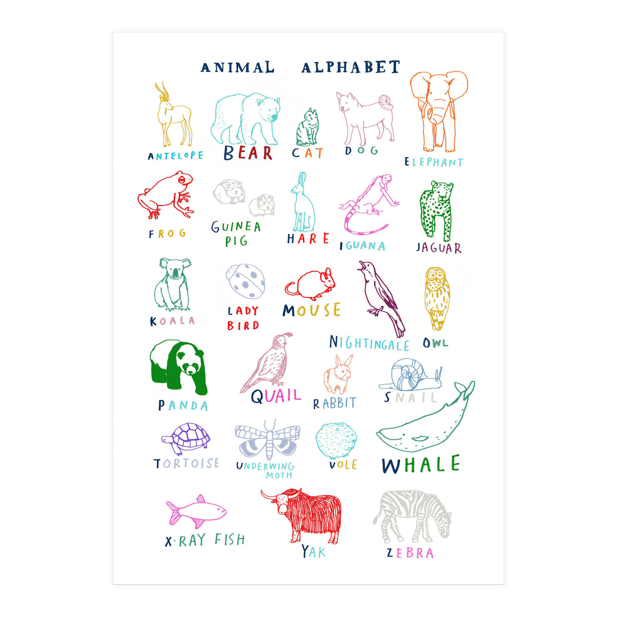 ABC Animals (Print Only)